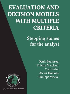 cover image of Evaluation and Decision Models with Multiple Criteria